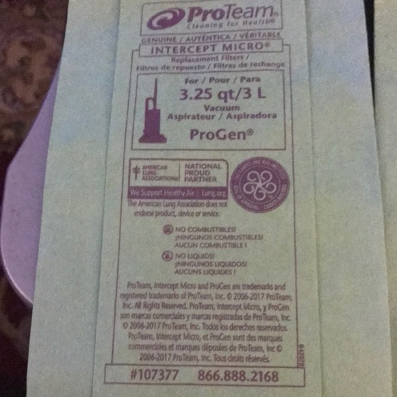 ProTeam Intercept Micro Vacuum Bags - Picture 1 of 5